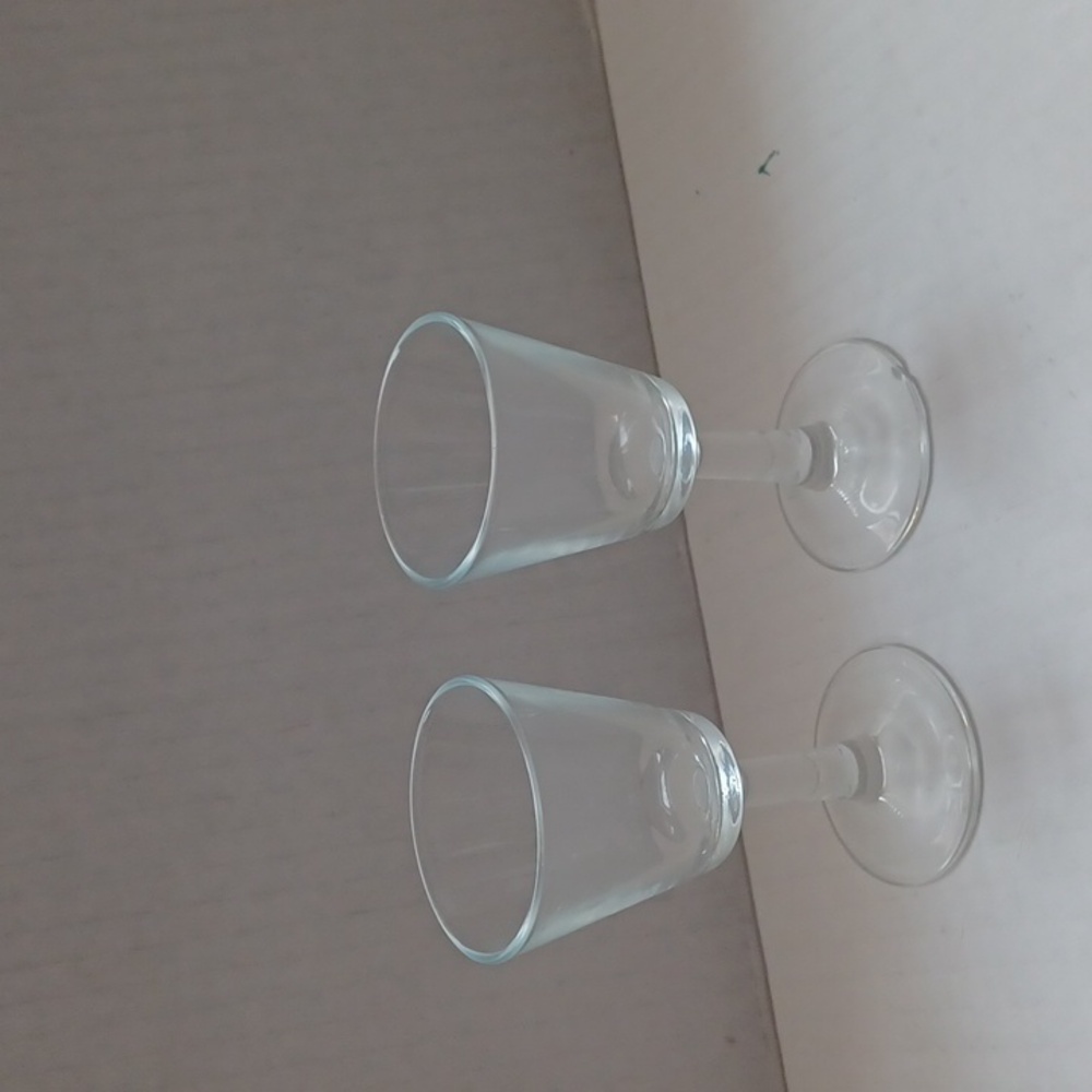 4/$30 Mini "Wine Glass" Shot Glasses - Set of 2